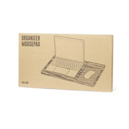 Tapis Souris Organiseur Krit - Multifonction en Bambou