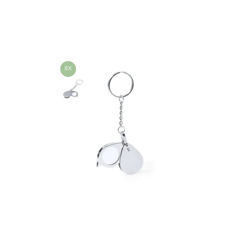 Loupe Porte-Clés Kitins 8X - Pratique et Élégante