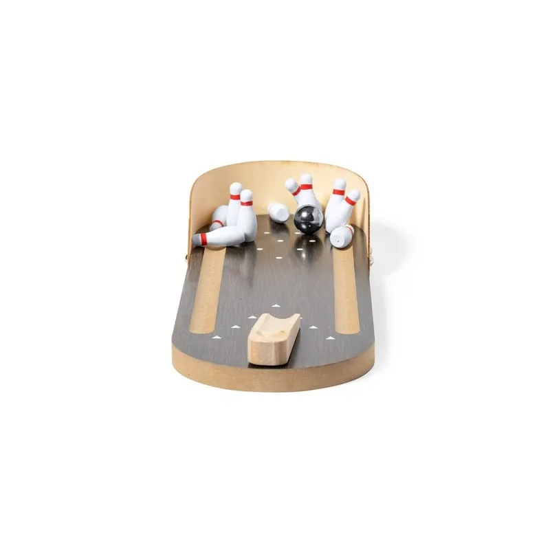 Mini-Jeu Bowling Strike : Amusement en Bois