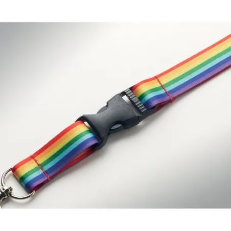 Lanyard Arc-en-Ciel RPET BOWYARD