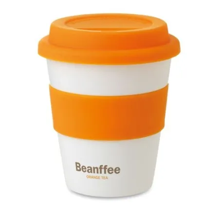 Gobelet Réutilisable PP avec Couvercle Silicone ASTORIA Personnalisé