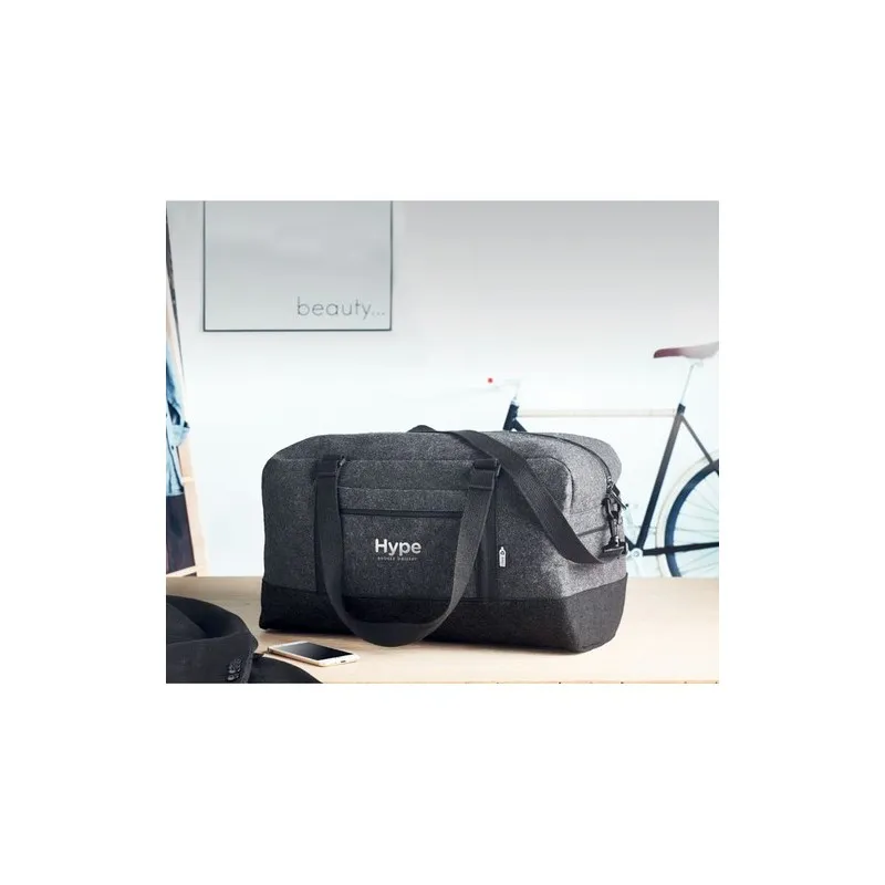 Sac de Week-end en Feutre RPET INDICO BAG - Personnalisé