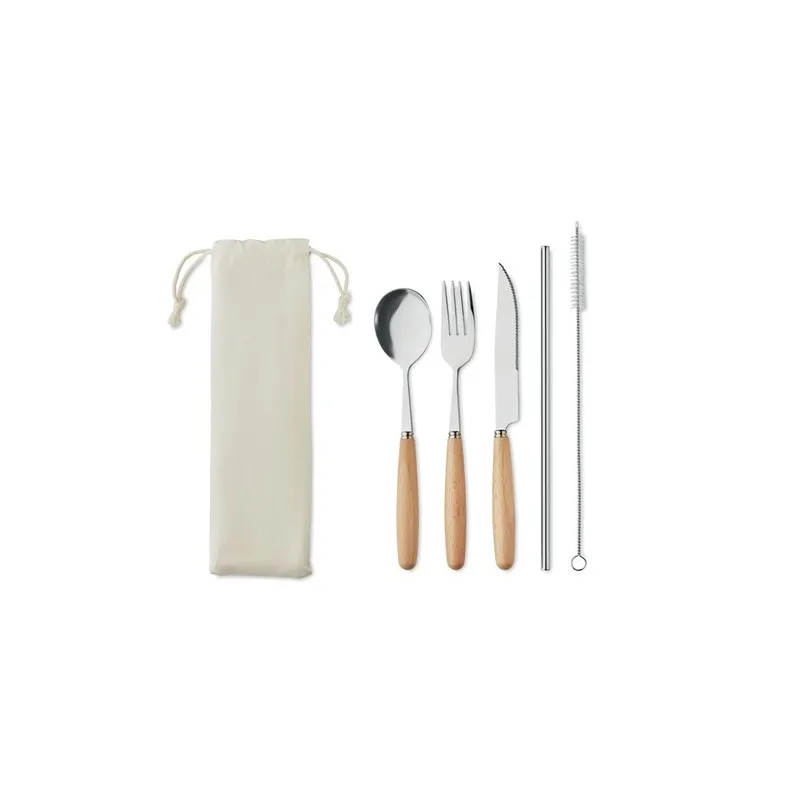 Couverts en Acier Inoxydable CUSTA SET - Écologique et Pratique