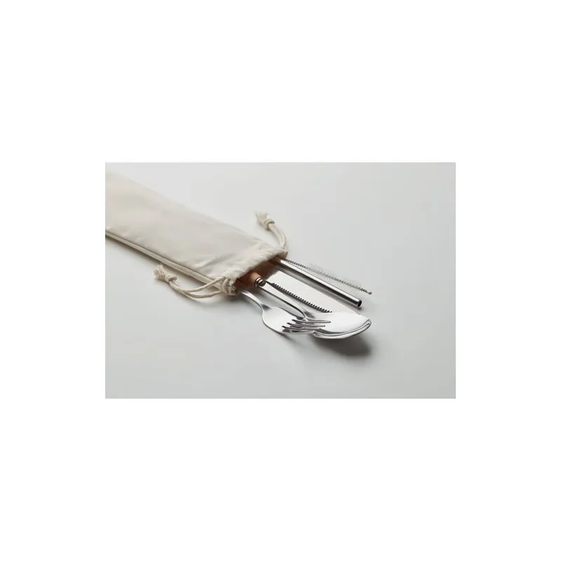 Couverts en Acier Inoxydable CUSTA SET - Écologique et Pratique