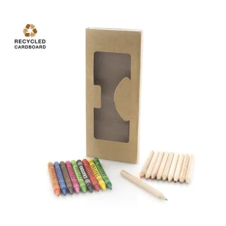 Set Aladín - Ensemble de Crayons Colorés 19 Pièces