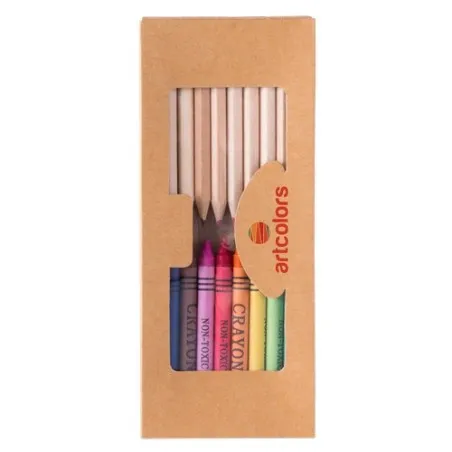 Set Aladín - Ensemble de Crayons Colorés 19 Pièces