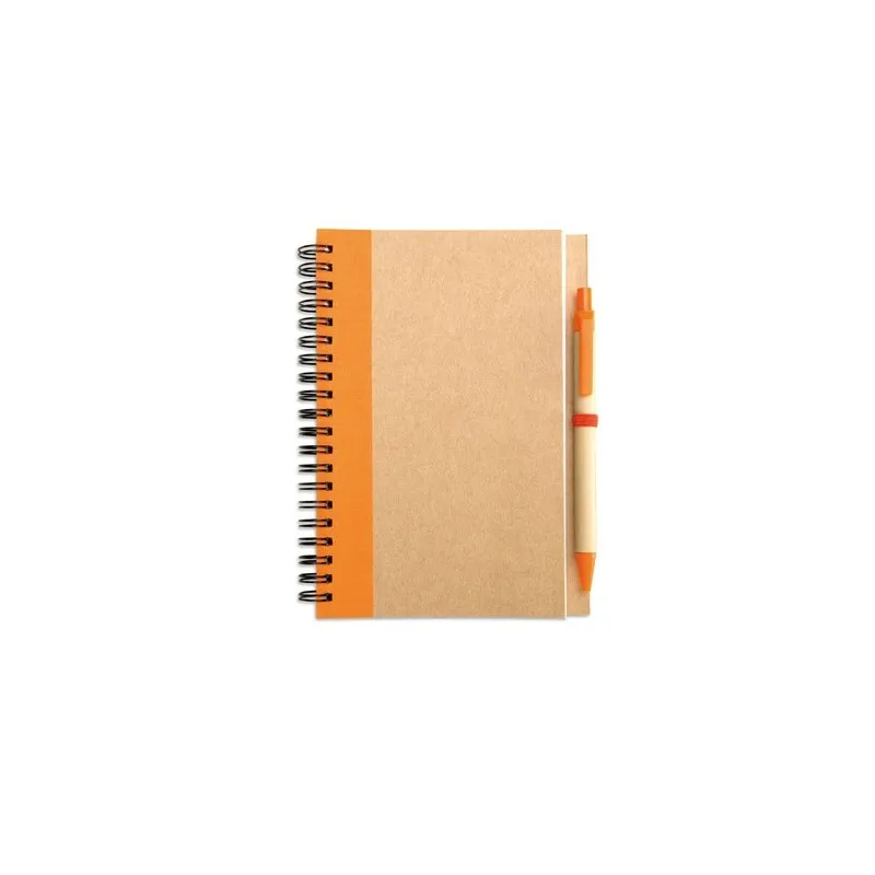 Bloc-notes recyclé et stylo SONORA PLUS