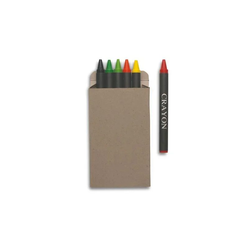 Étui 6 Crayons Cire BRABO - Idéal pour vos Promotions