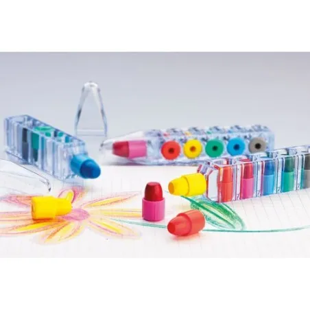 Set Peint/Cire MAGIC - Crayons Créatifs pour Tous