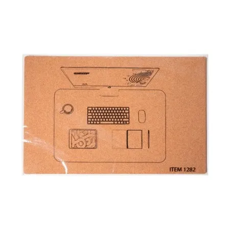 Tapis de Bureau Hanlax en Liège Naturel