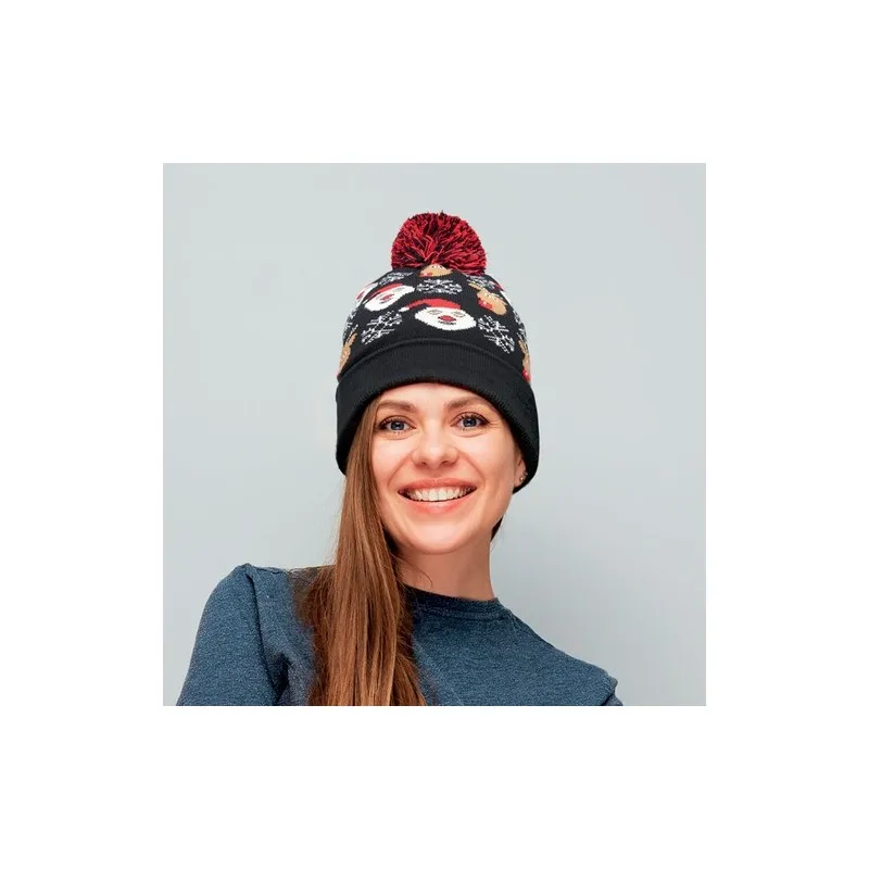Bonnet à Pompon Tricoté SHIMAS HAT