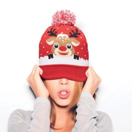 Bonnet à Pompon Tricoté SHIMAS HAT