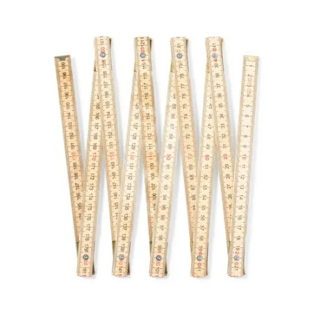 Règle Medil Pliable en Bois Naturel - 2m Personnalisé