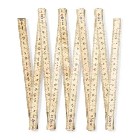 Règle Medil Pliable en Bois Naturel - 2m Personnalisé