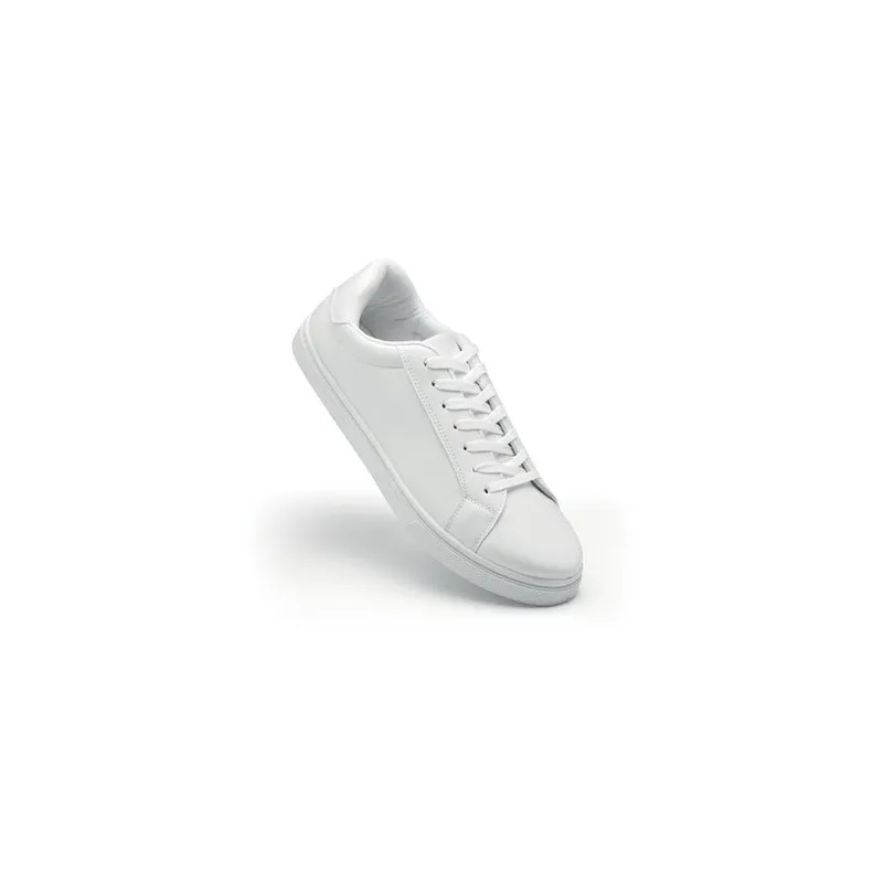 Baskets en PU Taille 41 - Confort et Style Blanc