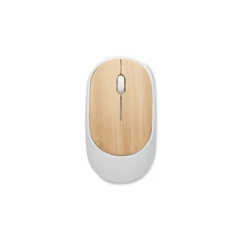 Souris sans fil en bambou CURVY BAM
