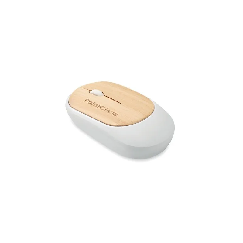 Souris sans fil en bambou CURVY BAM