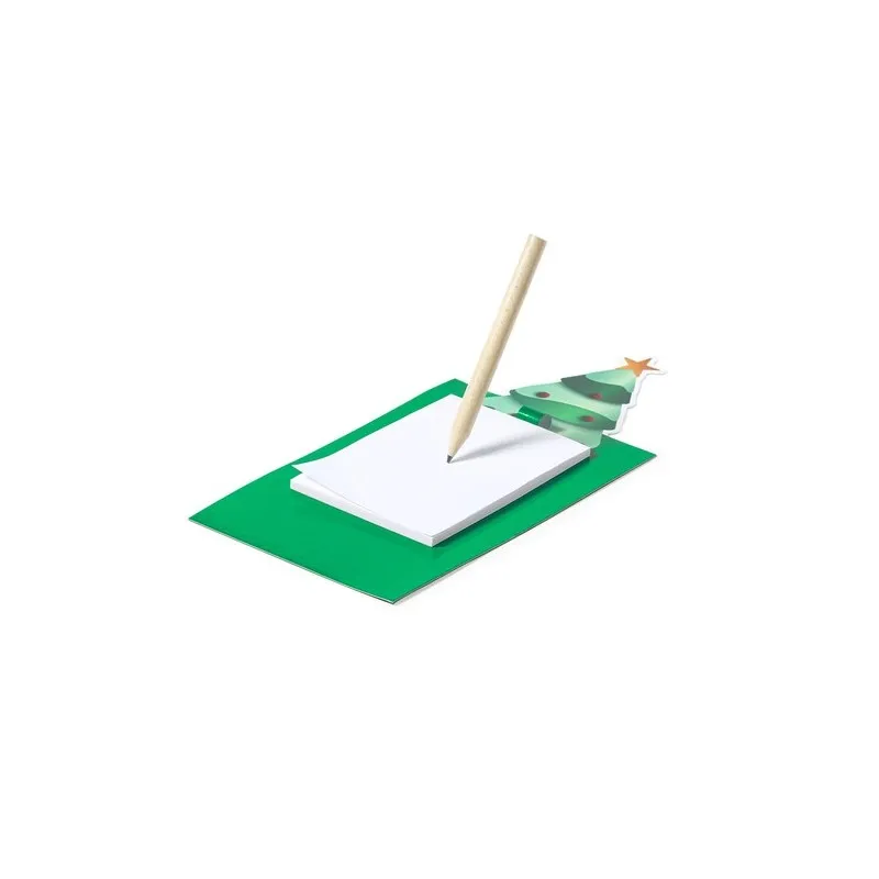 Magnet Clemen : Bloc-notes Arbre de Noël