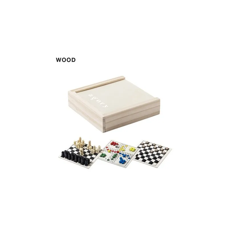 Set de Jeu Parchess en Mallette en Bois