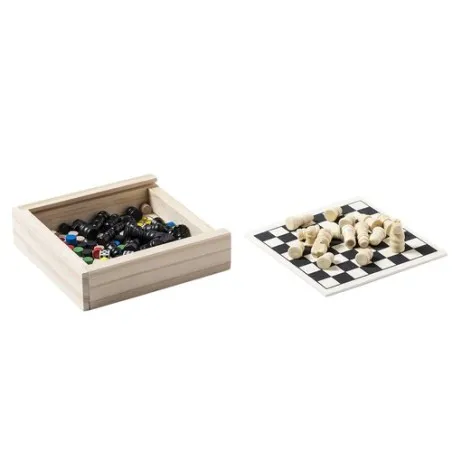 Set de Jeu Parchess en Mallette en Bois
