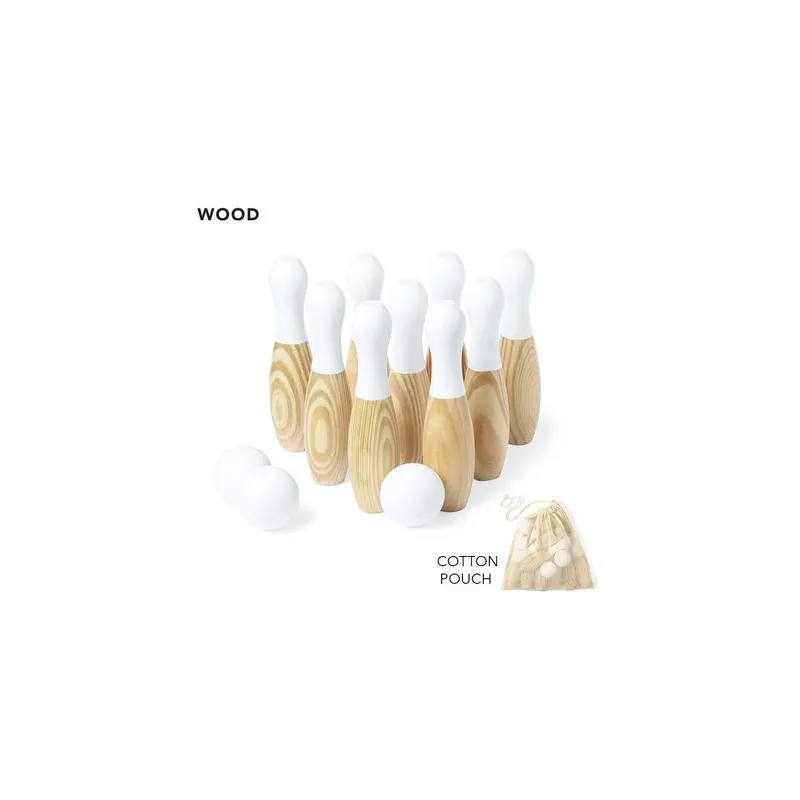 Jeu de Bowling Spare - Quilles en Bois Design