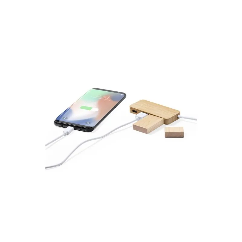 Port USB Norman en Bambou - Éco-Responsable et Pratique