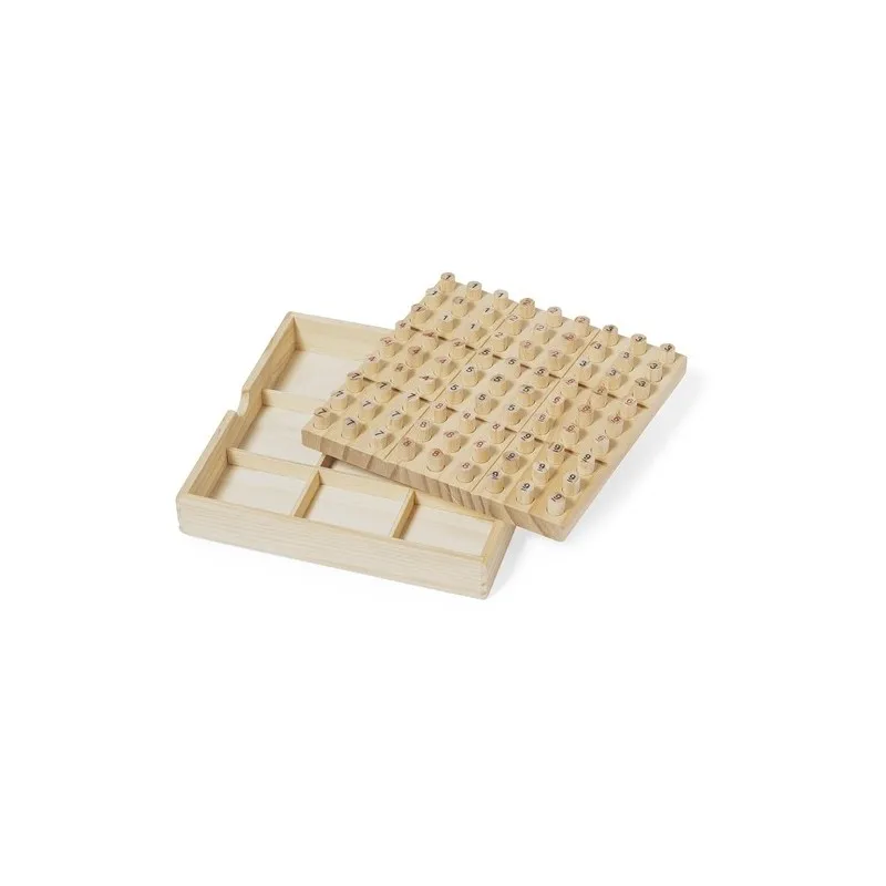 Jeu d'Habilité Sudoku en Bois - Un Défi Amusant