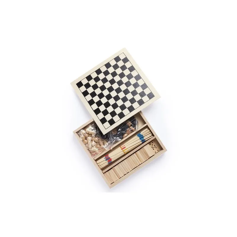 Set de Jeux Xigral en Bois - Idéal pour Entreprises