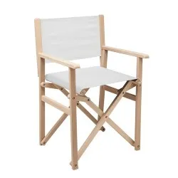 Chaise de Plage Pliable en Bois RIMIES 2