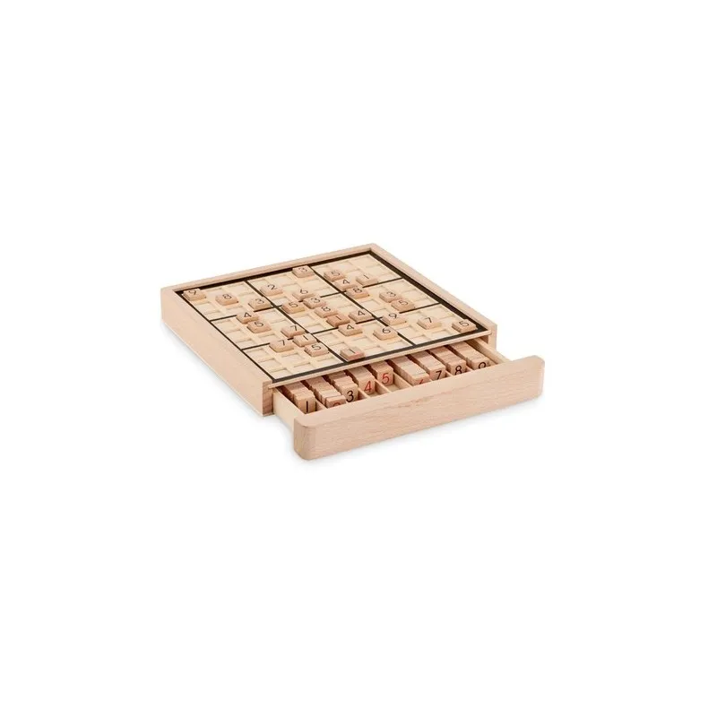 Jeu de Plateau Sudoku en Bois Personnalisable