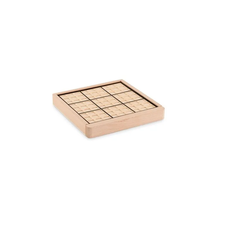 Jeu de Plateau Sudoku en Bois Personnalisable