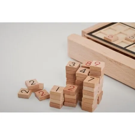 Jeu de Plateau Sudoku en Bois Personnalisable