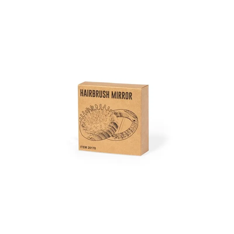 Brosse avec Miroir Bonnie - Élégance Naturelle