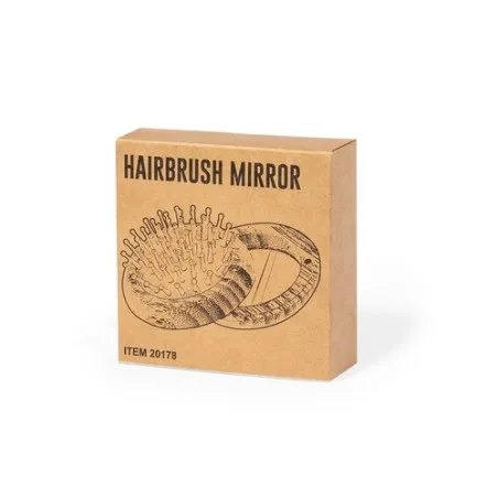 Brosse avec Miroir Bonnie - Élégance Naturelle