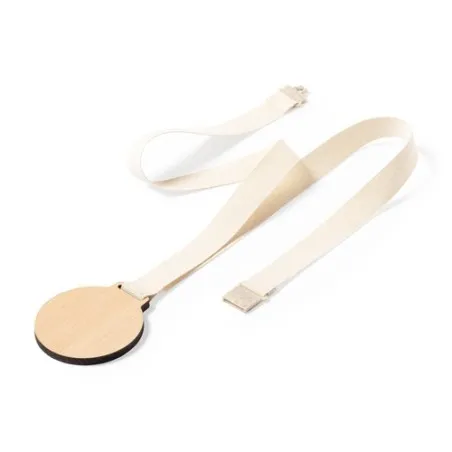 Médaille Guster en Bois Écologique Personnalisé