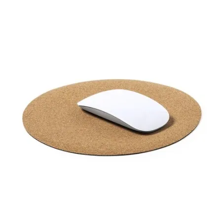 Tapis Souris Topick Circulaire en Liège Naturel