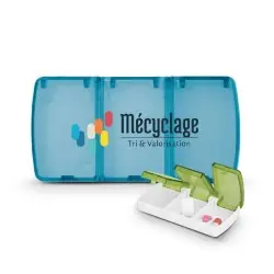 Pilulier Journalier Écologique Personnalisé - Boîte à Sucre