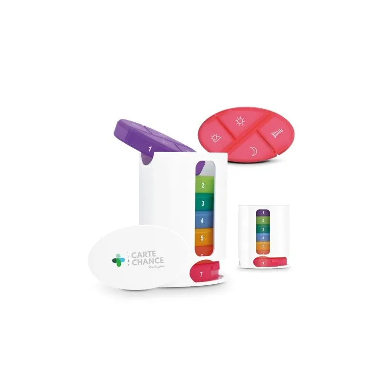 Pilulier Hebdomadaire Coulissant Pratique