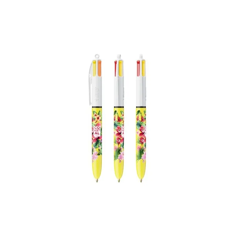 BIC® 4 Couleurs Sun - Stylo Bille Multicouleurs