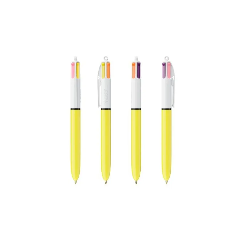 BIC® 4 Couleurs Sun - Stylo Bille Multicouleurs