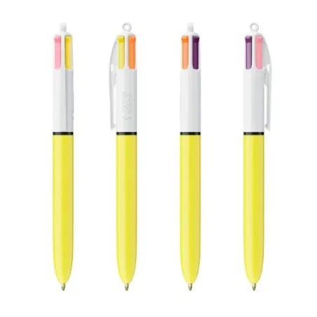 BIC® 4 Couleurs Sun - Stylo Bille Multicouleurs
