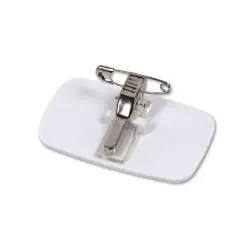 Badge Plastique Personnalisé avec Pince-Épingle 2