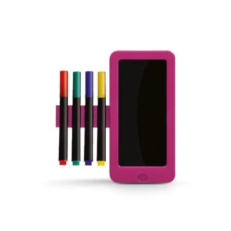 Ardoise Lumineuse Noire avec LED 14 x 13 cm