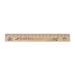 Règle Éco en Bois 17 cm - Durable et Personnalisable 2