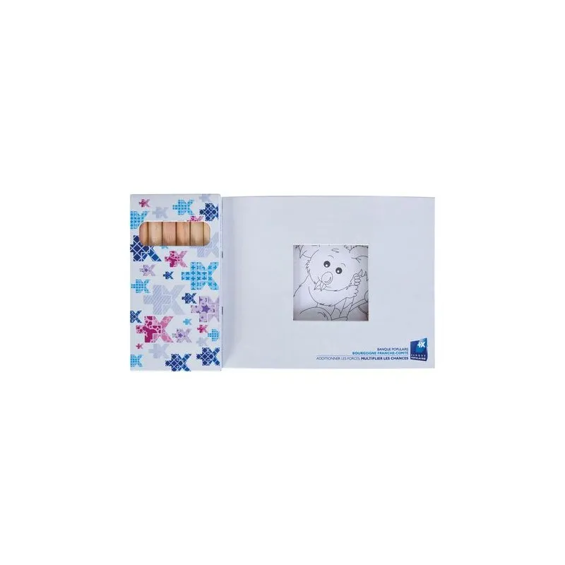 Kit de Colorage 6 Crayons Écolo