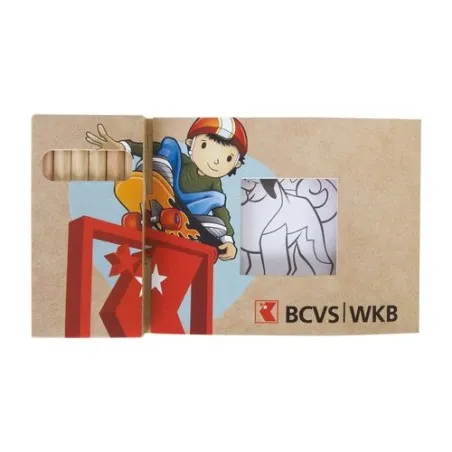 Kit de Colorage 6 Crayons Écolo