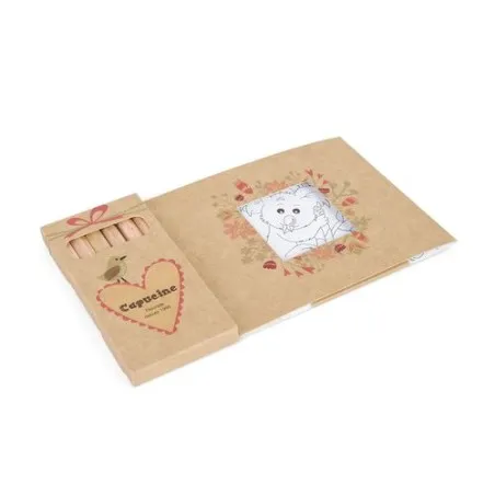 Kit de Colorage 6 Crayons Écolo