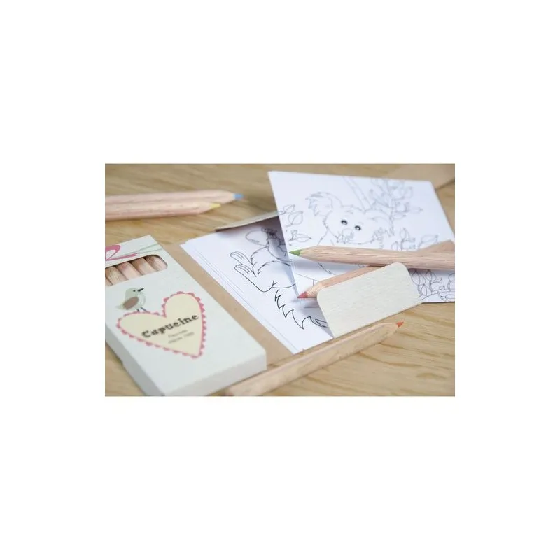 Kit de Colorage 6 Crayons Écolo