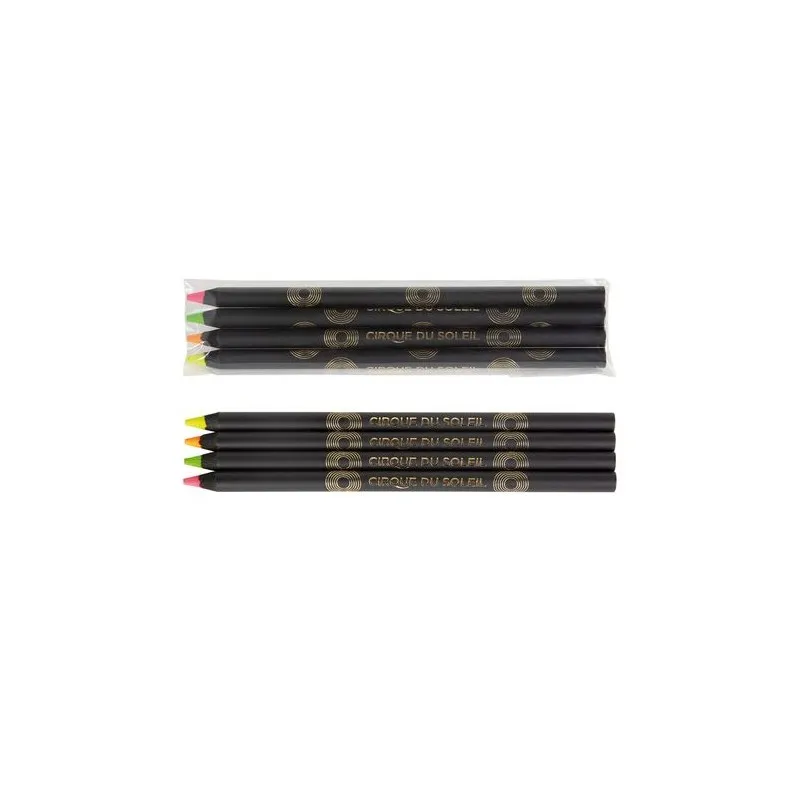 Sachet de 4 Surligneurs Black - Précision et Style