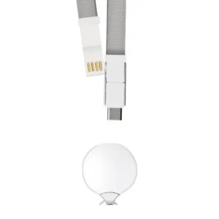 Câble de Charge Long 3 en 1 - Pratique et Polyvalent